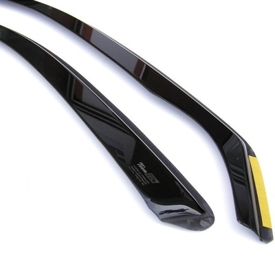 SIDE-WINDOW DEFLECTORS RENAULT CLIO II, 1998-2018R 5 DOOR FRONT  