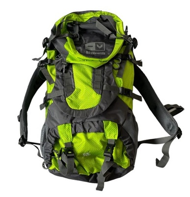 Plecak turystyczny HiMountain Hiker stelaż 50 L odcienie zieleni