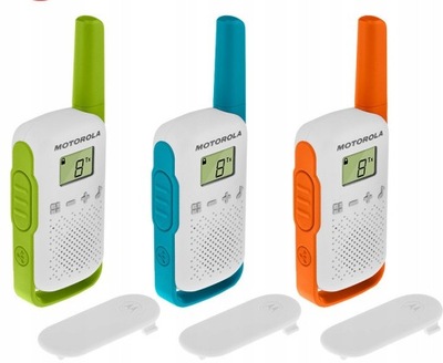 MOTOROLA T42 KRÓTKOFALÓWKI WALKIE TALKIE TRÓJPAK