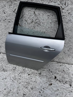 Scenic ii дверь левый задняя задние серебристый фото №1