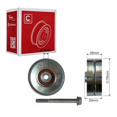 ROLKA PROW. PASKA KLINOWEGO do VOLVO 850 S70 S80 V70