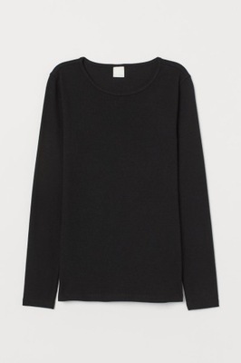 H&M Top z dżerseju w prążki rozm. 36,S