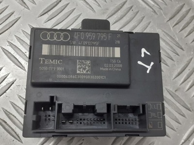 MÓDULO DE PUERTA IZQUIERDO PARTE TRASERA AUDI A6 C6 ALLROAD 3.0 TDI 4F0959795F  