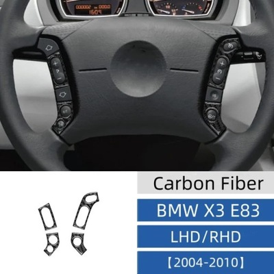 PARA BMW X3 E83 2006-2010 DE PUERTA CON FIBRAS DE CARBÓN SOPORTE CENTRUM STE~14753  