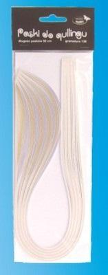 PASKI DO QUILLINGU 5MMX50CM BIAŁE 100SZT