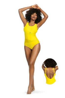 Self Strój kąpielowy Fashion sport żółty L