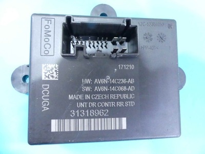 Блок управления модуль дверь volvo s60 ii v60 31318962 фото №1