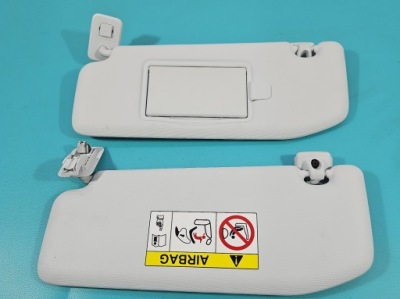 Заслонка левая правая opel corsa f козырёк защита солнцезащитная фото №1