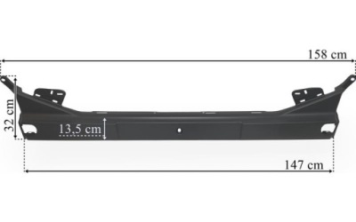 Scania r,s 16- бампер niski середній фото №1