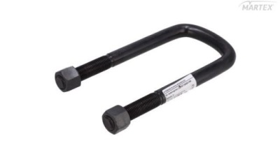 Скоба ресора scania m22x92x240 перед kpl.z гайками m22x2,5 колісна база 92 фото №1