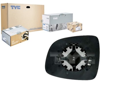 Tyc 335-0015-1 стекло зеркало, зеркало наружное фото №1