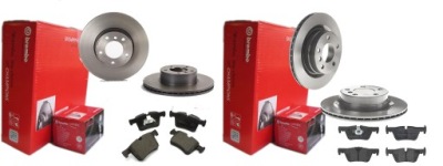 Тормозные диски тормозные колодки p+t brembo bmw 3 f30 4 f32 312mm фото №1