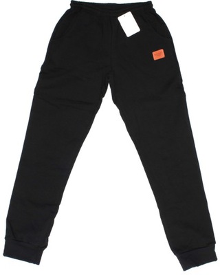 Spodnie - getry dziewczęce MAJA czarne 164 (13-14 Lat) Czarny