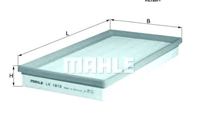 Knecht lx 1818 фильтр воздуха фото №1