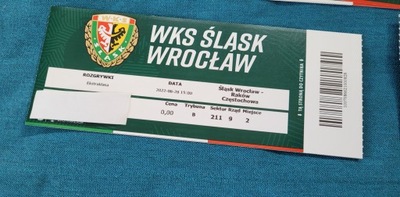 bilet Śląsk Wroclaw - Raków Częstochowa