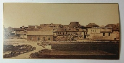 pocztówka Panorama Kazimierza Kraków 1870 repr SPK