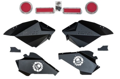 Jeep wrangler jk 2007-2018 подкрылок aluminiowe led фото №1