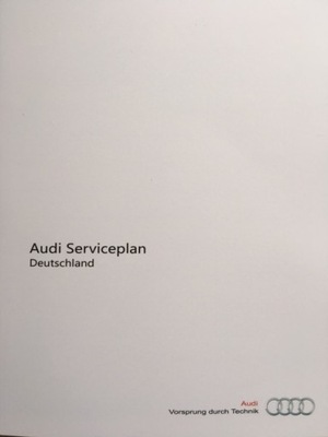 AUDI A1 A3 Q3 TT A4 A5 Q5 A6 A7 Q7 A8 BOOK SERVICE NIEMIECKA GERMANY  