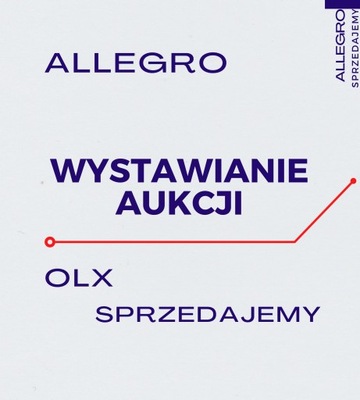 Wystawianie ofert aukcji Allegro OLX SPRZEDAJEMY