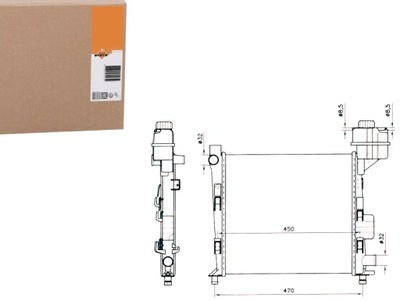 NRF58252 AUŠINTUVAS VARIKLIO MERCEDES A (W168) 1.4/1 