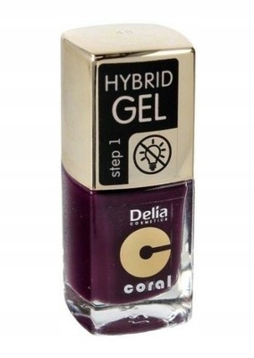 Delia Coral Hybrid Gel 48 Deep Purple 11ml