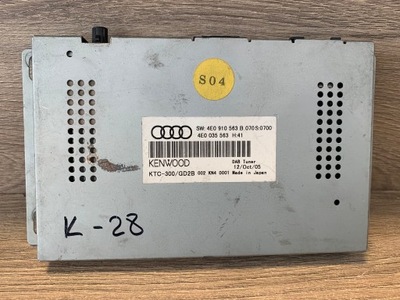 БЛОК УПРАВЛЕНИЯ ТЮНЕР РАДИО AUDI A6 C6 A8 D3 4E0910563B