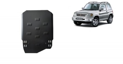 DE ACERO PROTECCIÓN PARA CAJA DE TRANSMISIÓN MITSUBISHI PAJERO PININ 97-2007  