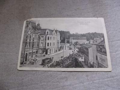 pocztówka CROSSEN AN DER ODER Krosno Odrzańskie ODERBRUCKE 1900