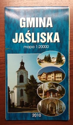 GMINA JAŚLISKA mapa 2010 r. pow. Krosno