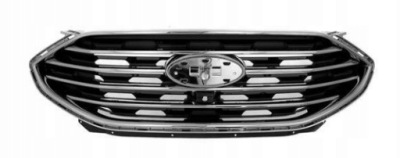 Ford edge 2019- решётка радиатора решётка радиатора хром с отверстие na камера фото №1