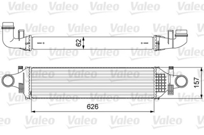 VALEO 818624 РАДІАТОР ПОВІТРЯ DOLADOWUJACEGO