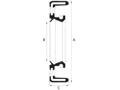 METRYCZNE SANDARINIMAS VELENO OBROTOWEGO, 22X42X10MM DVIGUBA WARGA 