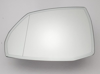 Вкладыш зеркало фотохромный левый audi q5 q7 ii 4m 2015- fv фото №1