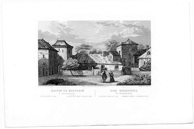 Ferdynand Chotomski: Frombork. Dom Kopernika. Frauenburg staloryt 1839-1841