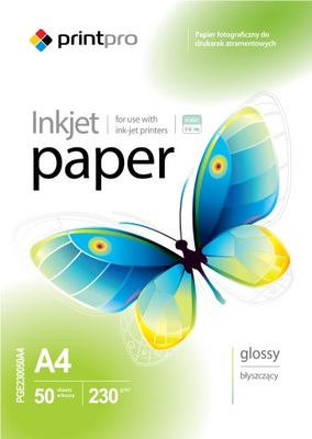 Papier Fotograficzny Błyszczący A4 230g 50 szt