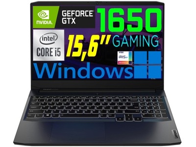 Gaming laptop Lenovo gracza i5 16GB SSD M.2 512GB + HDD 1TB GTX1650 Windows