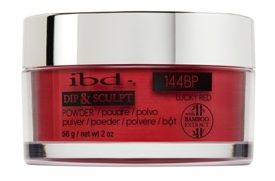 IBD Puder LUCKY RED Manicure Tytanowy 56g