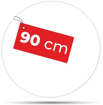 Obręcz BIAŁA 90 cm