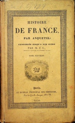 Histoire de France tome IX 1830r