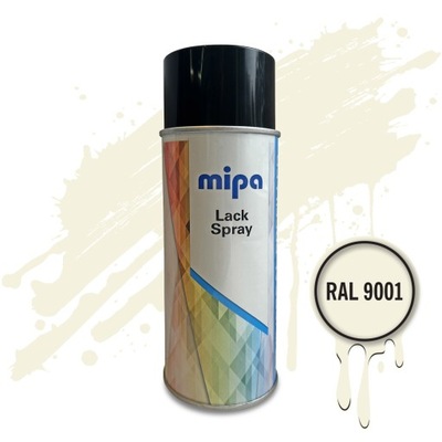 RAL 9001 VINYL Lakier Półmat Farba VINYLOWA Spray 400 ml
