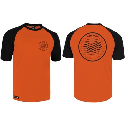 Koszulka ROCDAY Gravel Jersey - Black/Orange L