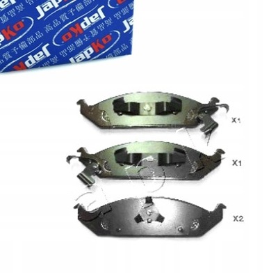 Гальмівні колодки гальмівні перед do dodge stratus 2.5 v6 фото №1