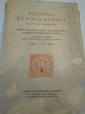 Polonia Typographica Saeculi Sedecimi