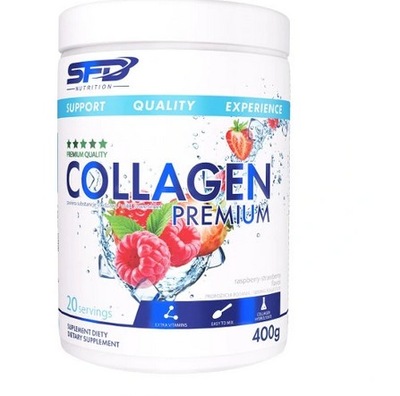Suplement SFD Collagen 400 g malina-truskawka
