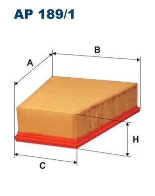 AP189/1 ФІЛЬТР ПОВІТРЯ