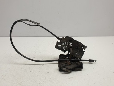 Skoda rapid замок передней капот засов трос фото №1