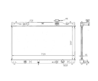 РАДИАТОР TOYOTA CAMRY 30 09.01- 1640028280