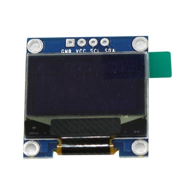 Moduł wyświetlacza OLED 0.96" SSD1315 Iic i2C 4Pins Gnd Pins żółty niebieski