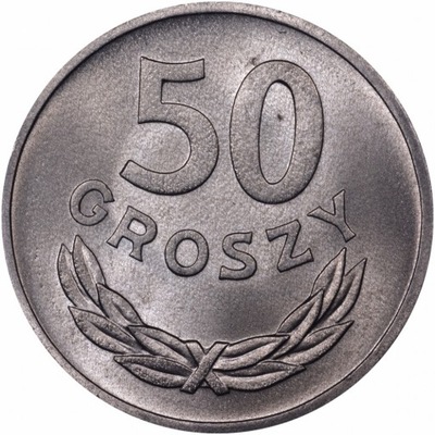 POLSKA 50 GROSZ 1986