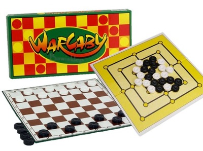 WARCABY - 9 gier planszowych 30x30cm - dla 2 osób